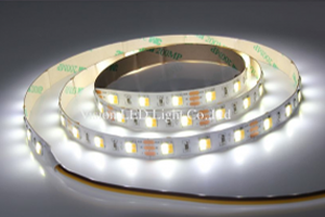 Factory wholesale COB Dotsfree LED Flexible Strip - 5050-60-12V 24V-10mm (CCT series) led flexible strip light – Vision