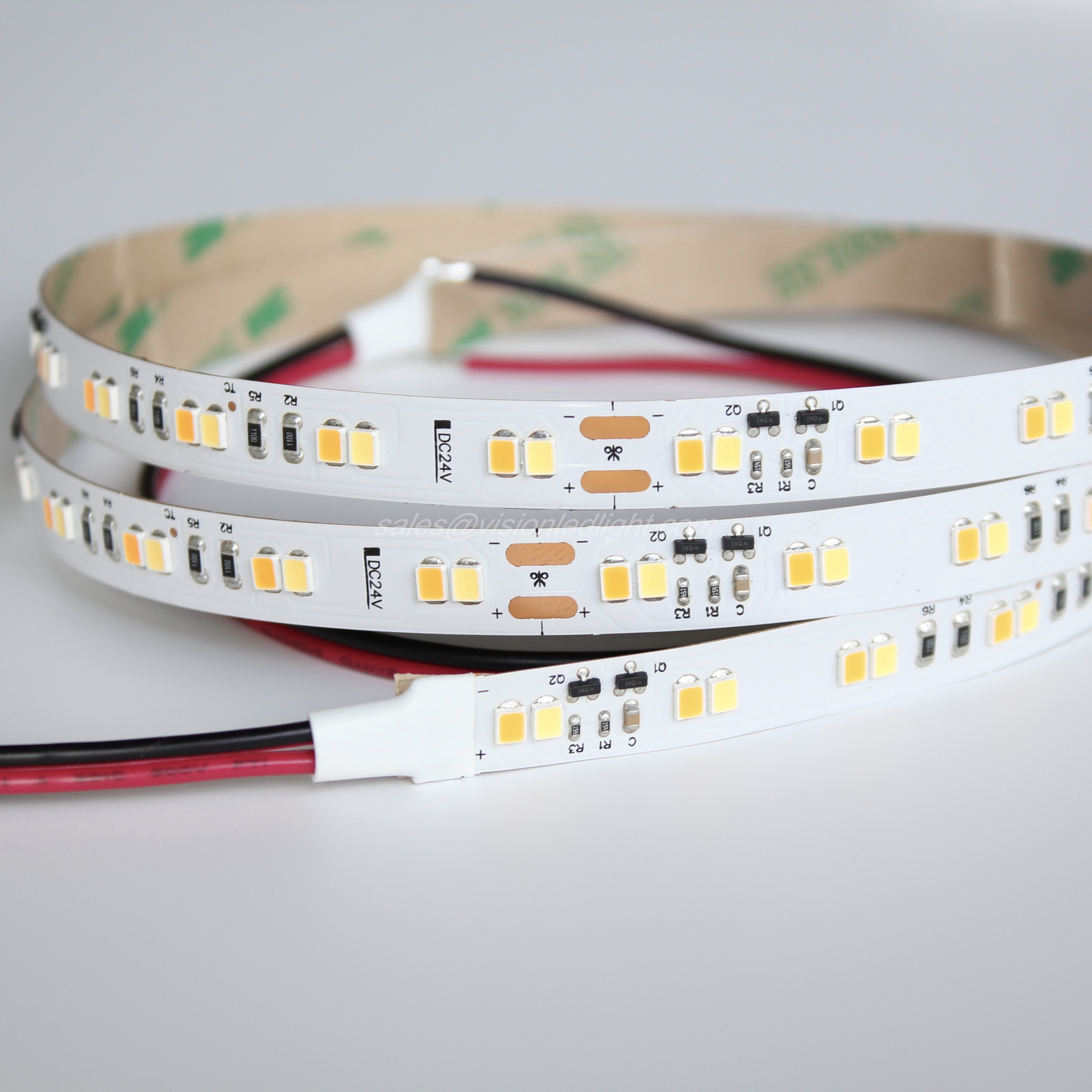 What are the components of LED strips?